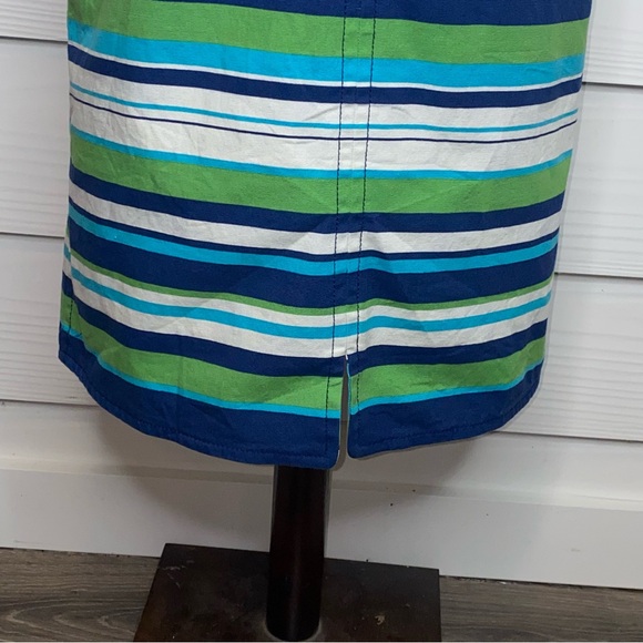 Talbots Peyton striped shift knee-length dress, sz 8 - Picture 5 of 12